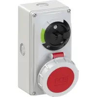 Pce CEE-Steckdose abschaltbar kompakt 16A 5p 61152-6k