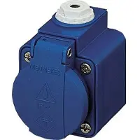 MENNEKES MEN 10092 16A2P+E 230V Schuko-Aufbau-Steckdose