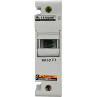 Eaton CH30J1I Sicherungshalter, Niederspannung, 30 A, AC 600 V, DC 600 V, 200 kA, 33 x 72 x 117 mm, J, 1P, UL, CSA, Neon-Kennmelder 30AJ INDICATOR - 6 Stück
