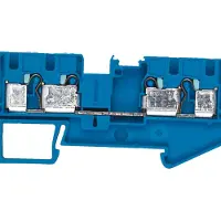 Siemens 8WH6004-0AG01 Durchgangsklemme 4 mm2, 6,2mm Breite blau 4-Klemmstellen 8WH60040AG01 - 50 Stück
