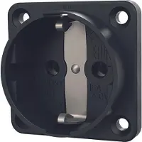 MENNEKES 11512 Anbaudose SCHUKO, 16A2p+E, 230V, IP20,SW