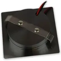 ISOLED LED Möbeleinbaustrahler MiniAMP schwarz, eckig, 3W, 120°,12V DC warmweiss 3000K, dimmbar