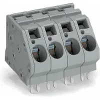 Wago 745-501/011-000 Leiterplattenklemme,16 mm2,Rastermaß 10 mm,grau 745501011000 - 50 Stück