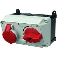 MENNEKES MEN 7607 16A5P 6H400V Wanddose DUO IP44