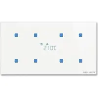 Busch-Jaeger TBR/U4.8.11-CG Touch-Bedienelement, 4-fach mit Raumtemperaturregler, Konfigurierbares Gerät 2CKA006300A1566 TBRU4811CG