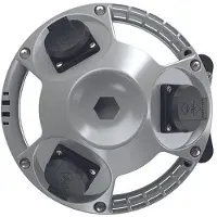 MENNEKES MEN 94351SI Steckdosen-Verteiler IP44 3xKraft 3xSchuko 16A
