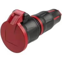 Pce Schutzkontaktkupplung KD nat SH LED IP54 25732-src