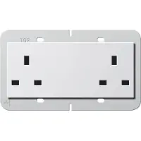 Gira 2f-Steckd. BS 13 A SH System 55 BS 80 278203