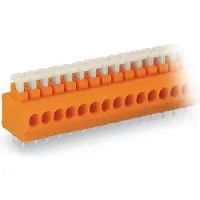 Wago 235-104 Leiterplattenklemme,Drücker,1,5 mm2,orange 235104 - 70 Stück