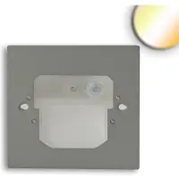 ISOLED LED Wandeinbauleuchte Sys-Wall68 230V, mit PIR Sensor, 2W, Colorswitch 3000/4000/6000K, exkl.Cover