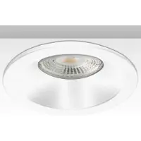 ISOLED Einbaurahmen rund mit Glaslinse, Lochausschnitt 72mm, weiß, für GU10/MR16 Spots