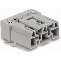 Wago 770-853/011-000 Stecker für Leiterplatten,abgewinkelt,3-polig,grau 770853011000 - 100 Stück