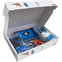 ABB TYRAPPROFKIT Ty-Rap Profi-Kit Set, Inh: ergonomisches Handwerkzeug ERG50, 500 Ty-Rap Kabelb. naturfarben TY525MR, 500 UV-beständige Ty-Rap