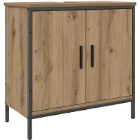 vidaXL Waschbeckenunterschrank Artisan-Eiche 60x30x60 cm Holzwerkstoff