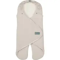 Emma & noah Einschlagdecke mit Füßen, beige, 90