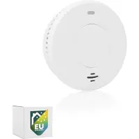 Smartwares FSM-12001, Photoelektrischer Reflexionsmelder, Kabellos, Weiß, Haus, Akku, Integrierte Batterie
