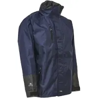 Elka Rainwear Working Xtreme Regenjacke mit 2-Wege Reißverschluss Marine/Schwarz L