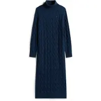 Tommy Hilfiger Strickkleid WW0WW46429 Dunkelblau Slim Fit