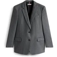 Tommy Hilfiger Sakko WW0WW48262 Grau Relaxed Fit