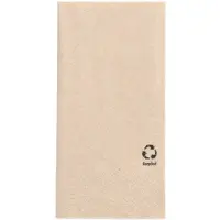 Papstar 250 Servietten, 2-lagig 1/8-Falz 33 cm x 33 cm natur aus recyceltem Papier