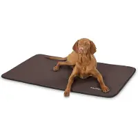 Knuffelwuff Hundematte Cheyenne Kunstleder L 95 x 60cm Braun