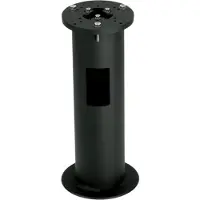 ALBERT LEUCHTEN Erdeinbausockel A-142606, 136, 140, 170, 175, 190 mm, aus Aluguss, schwarz