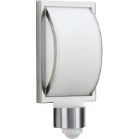 ALBERT LEUCHTEN 696283 Wandleuchte Typ Nr. 6283 - Edelstahl mit BWM, für 1 x Lampe, E27
