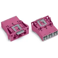 Wago 770-793 Snap-In-Stecker,3-polig,Kod. B,pink 770793 - 100 Stück
