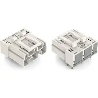 Wago 770-833/011-000 Stecker für Leiterplatten,abgewinkelt,3-polig,weiß 770833011000 - 100 Stück
