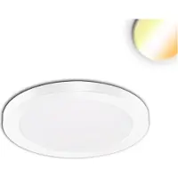 ISOLED LED Aufbau/Einbauleuchte Slim Flex, 6W, weiß, ColorSwitch 3000K|3500K|4000K