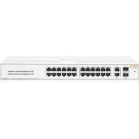 HP Aruba Networking Aruba Instant On 1430 26G 2SFP, Unmanaged, L2, Gigabit Ethernet (10/100/1000), Vollduplex, Rack-Einbau, 1U