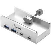 Equip 128967, USB 3.2 Gen 1 (3.1 Gen 1) Type-A, USB 3.2 Gen 1 (3.1 Gen 1) Type-A, USB 3.2 Gen 1 (3.1 Gen 1) Type-C, 5000 Mbit/s, Aluminium, Aluminium, USB