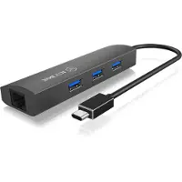 Icy Box IB-HUB1406-C USB 3.2 Gen 1 (3.1 Gen 1) Typ-C Anthrazit