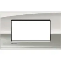 Legrand LNC4804PL Abdeckrahmen LIVINGLIGHT AIR, 4-modulig, Farbe: Palladium