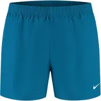Nike Badeshorts "5" VOLLEY SHORT", Herren, Gr. S (48), N-Gr, blau (grün abyss), Web, Obermaterial: 100% Polyester, Badehosen Badeshorts, mit integrierter Mesh-Innenhose, mit seitlichen Taschen