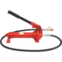 VOREL Hydraulik Handpumpe mit Pumpstange 4 To. für Richtsatz Druckzylinder