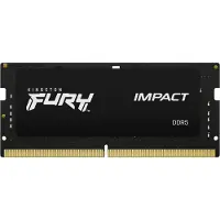 Kingston Technology FURY 16GB 6000MT/s DDR5 CL38 SODIMM Impact XMP, 16 GB, 1 x 16 GB, DDR5, 262-pin SO-DIMM, Schwarz