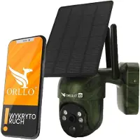 ORLLO Wireless 4G LTE Rotating IP Camera with Solar Panel TZ1 MORO