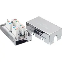 Equip Cat.6 Abgeschirmte Anschlussdose, ABS Synthetik, 62 g, 34,9 mm, 23,9 mm, 62,8 mm, 175 mm