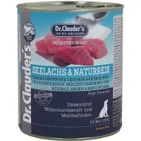 Dr. Clauder's Hundenassfutter Selected Meat Seelachs & Naturreis 6x800 g