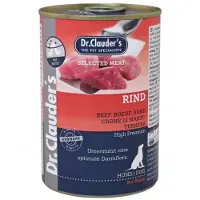 Dr. Clauder's Hundenassfutter Selected Meat Rind 6x800 g