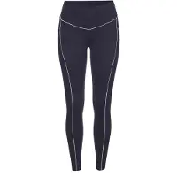 Copenhagen Studios Funktionsleggings mit Paspeln und Logodruck