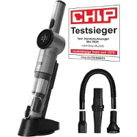 Lebenlang Staubsauger - Kabellos - 17000PA - 135W - Starker Lithium-Akku - Inklusive Ladestation - Grau