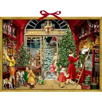 Sonstige Verlage Wand-Adventskalender - Nostalgischer Weihnachtsladen