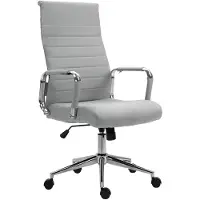 SVITA OFFICE COMFORT Bürostuhl Stoff hellgrau Schreibtischstuhl Drehstuhl