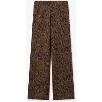 Sissy-Boy Leggings Mit Leoprint - Dunkelgrün | Größe: 98-104