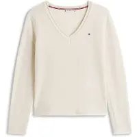 Tommy Hilfiger "SOFT WOOL V-NK SWEATER" aus reiner Wolle