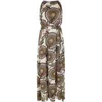 Apricot Maxikleid "Paisley Neckholder Kleid" 2 tlg. mit Taillenbindeband