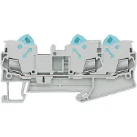 Siemens 8WH3003-0AF00 Durchgangsklemme mit Schnellanschluss, 3 Anschlussstellen 8WH30030AF00 - 50 Stück