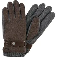 Camel active Strickhandschuhe mit Fleecefutter in Dunkelbraun | Gr.: M